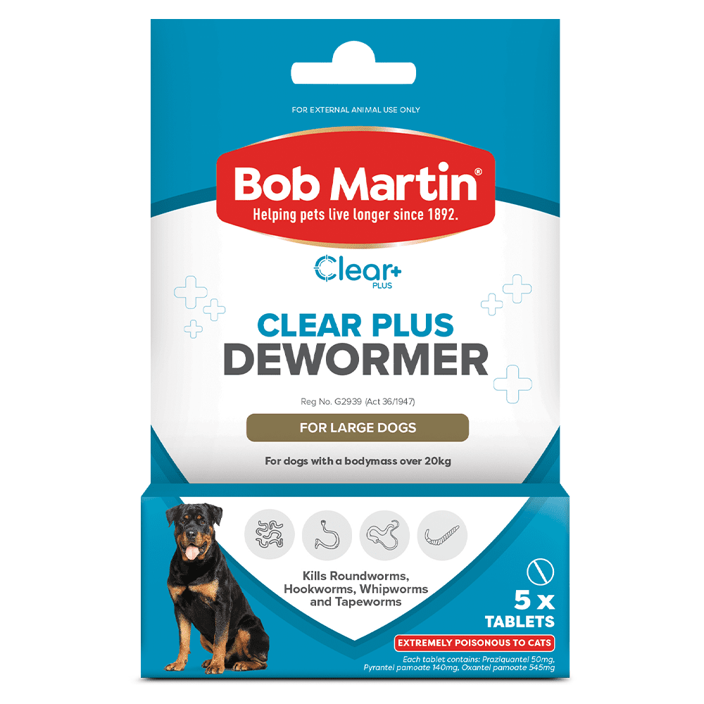 Bob Martin Clear+ Dewormer for Large Dogs