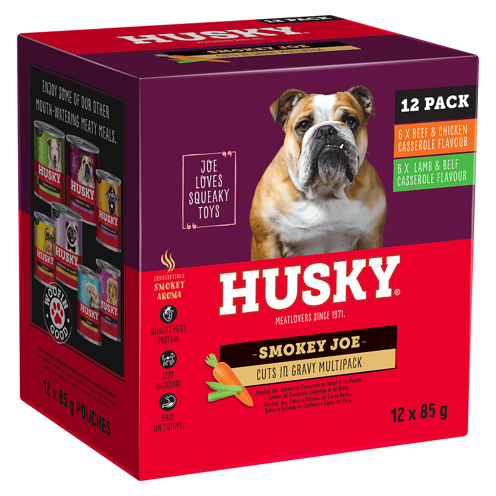 Husky Cuts in Gravy Smokey Joe Favourites MP 12X85g