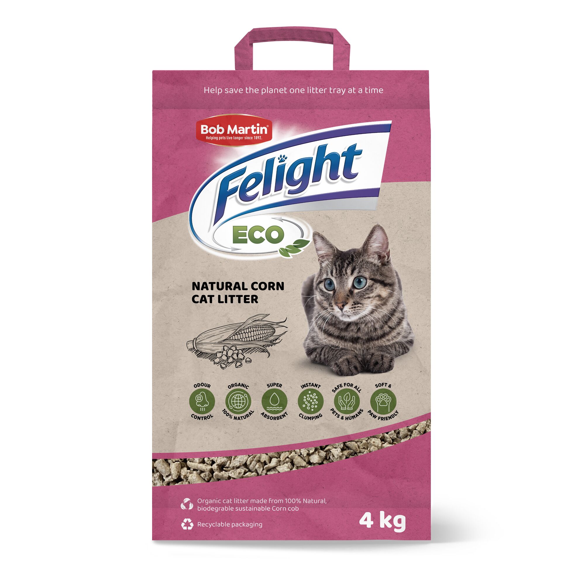 Felight Eco Cat Litter Corn 4kg