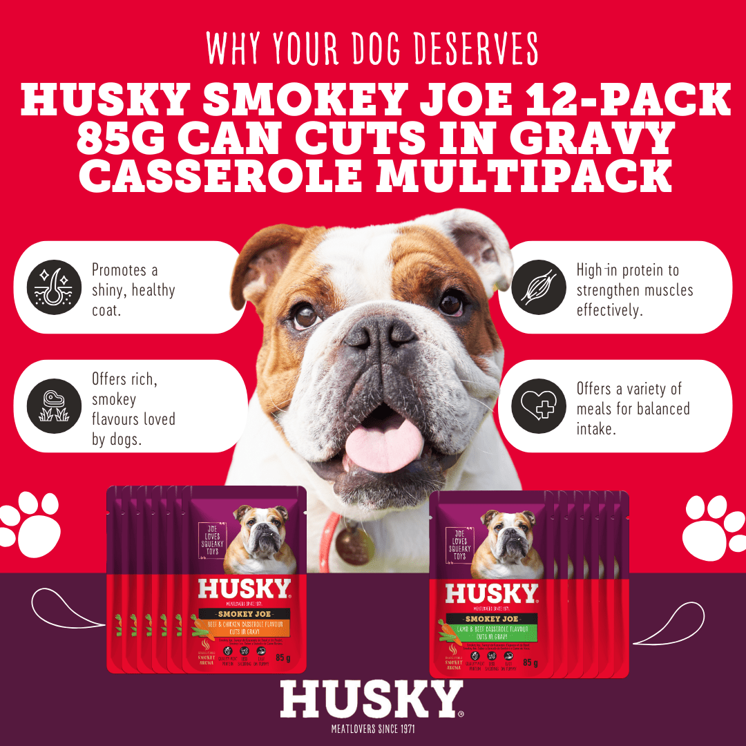 Husky Cuts in Gravy Smokey Joe Favourites MP 12X85g - Image 2