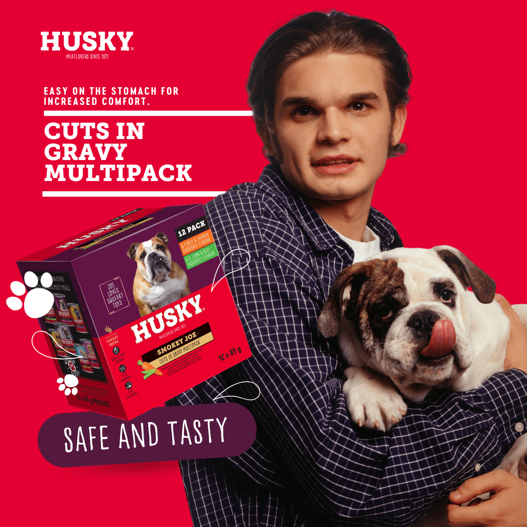 Husky Cuts in Gravy Smokey Joe Favourites MP 12X85g - Image 5